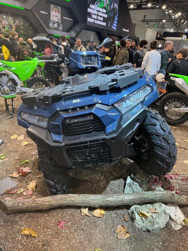 Kawasaki Brute Force 750 at a trade show