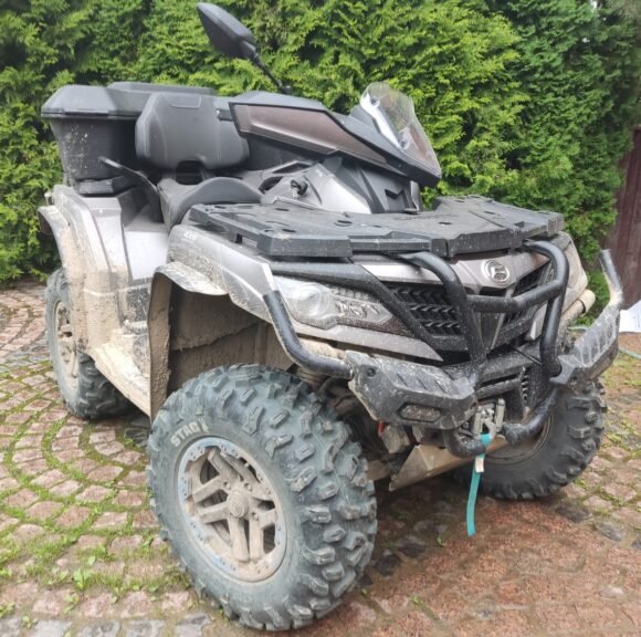 A CF Moto CForce ATV, same CF Moto 450 platform family as the Goes 450