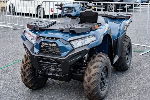 Kawasaki Brute Force 750 utility ATV in blue